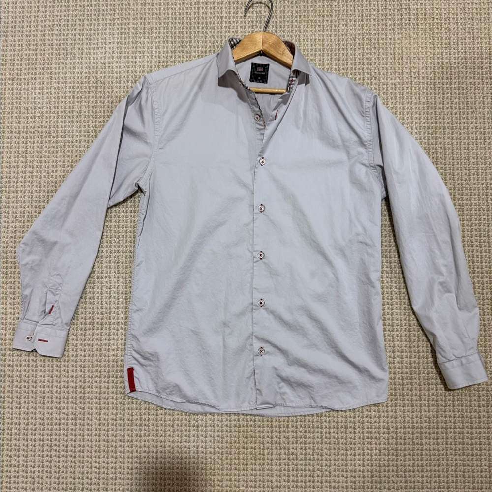 Boy’s Gray Long Sleeve Shirt